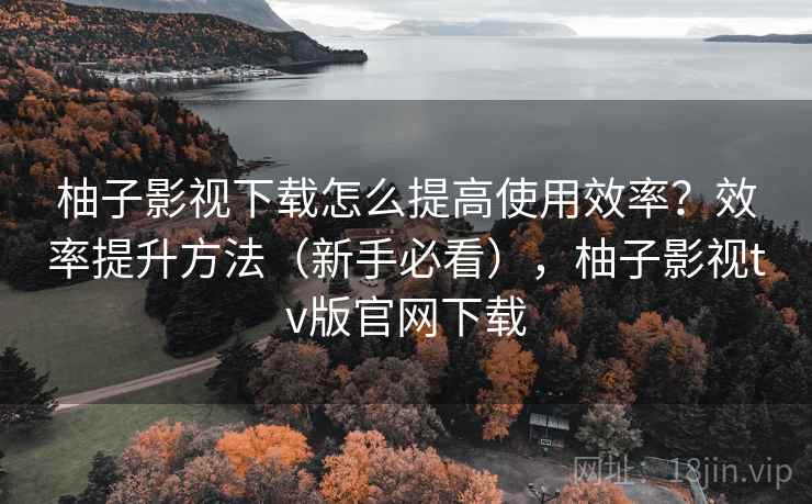 柚子影视下载怎么提高使用效率？效率提升方法（新手必看），柚子影视tv版官网下载