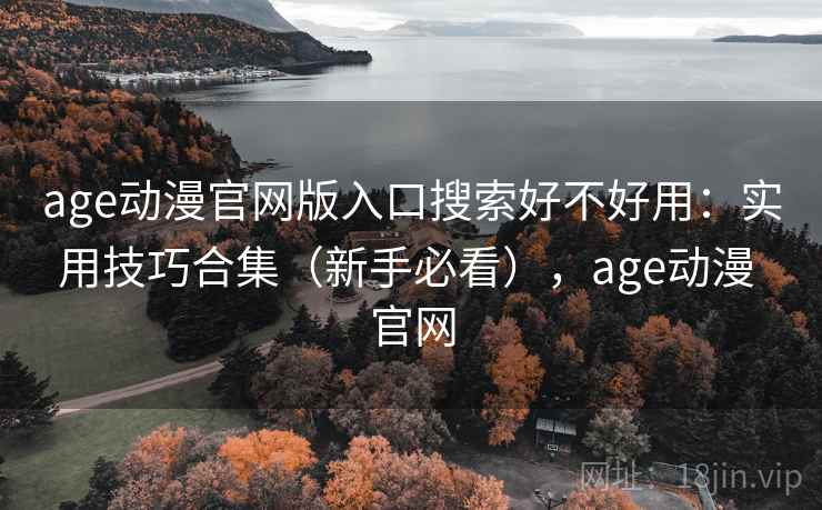 age动漫官网版入口搜索好不好用：实用技巧合集（新手必看），age动漫 官网